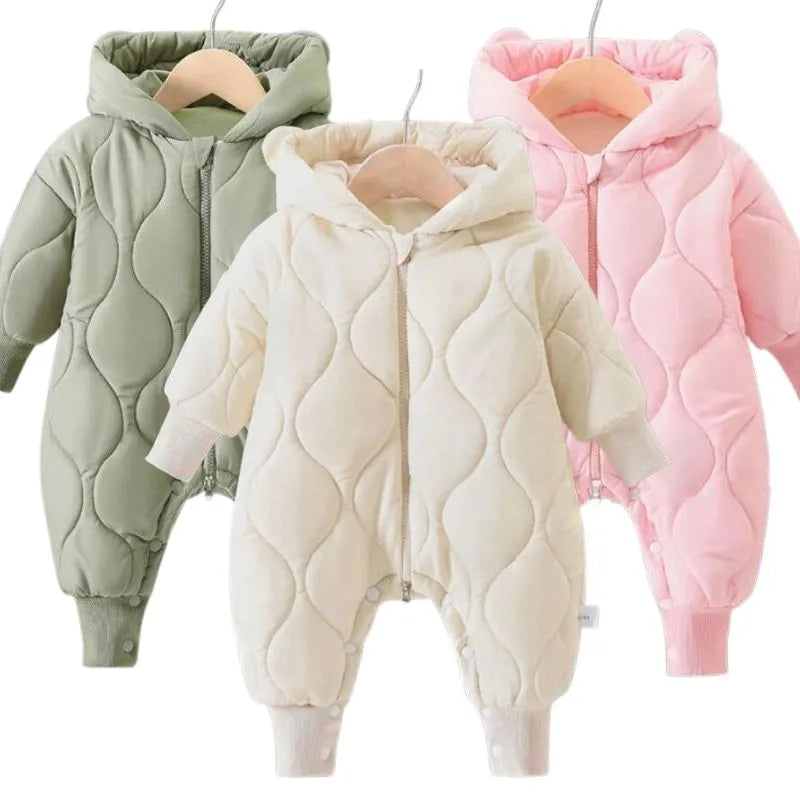 LONG SLEEVE HOODED BABY ROMPER