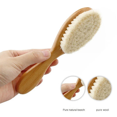 Wooden Baby Hair Brush