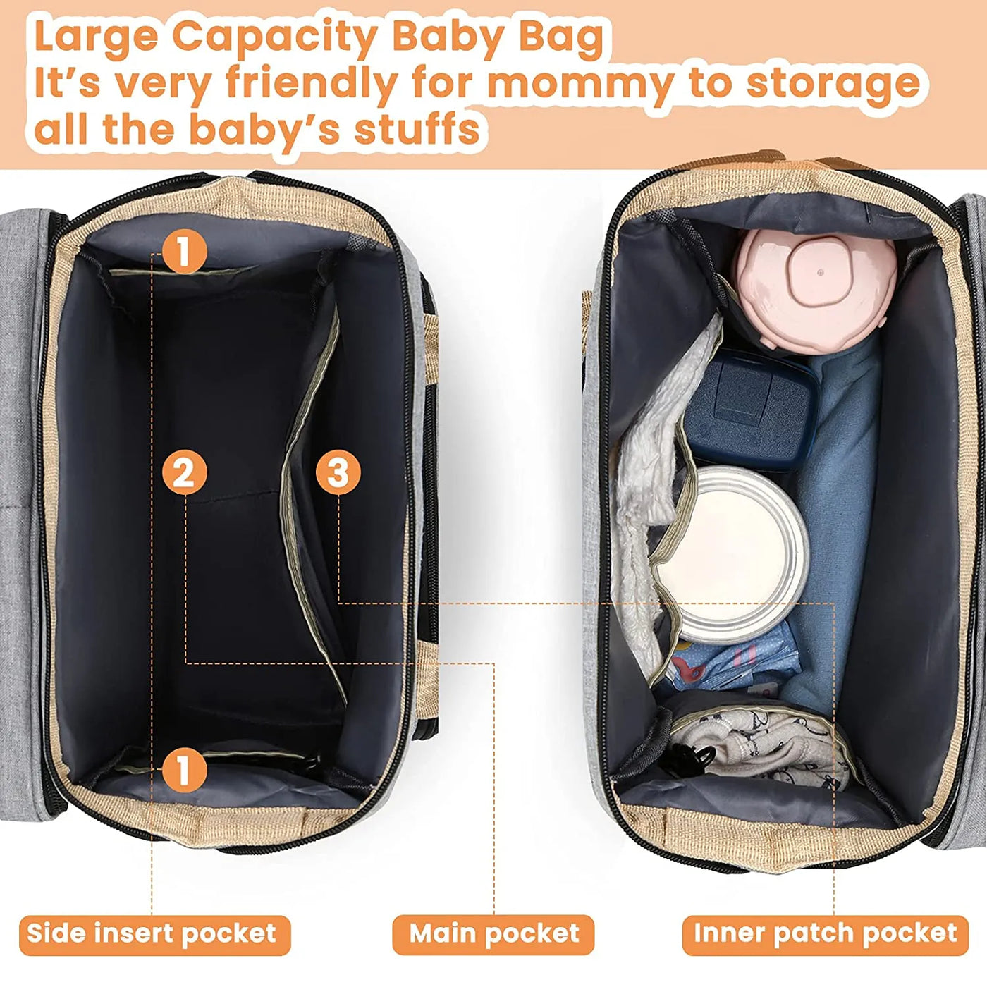 Portable Baby Bed Backpack