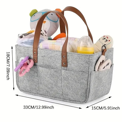 Baby Felt Storage Nursery Organizer Basket