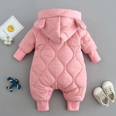 LONG SLEEVE HOODED BABY ROMPER