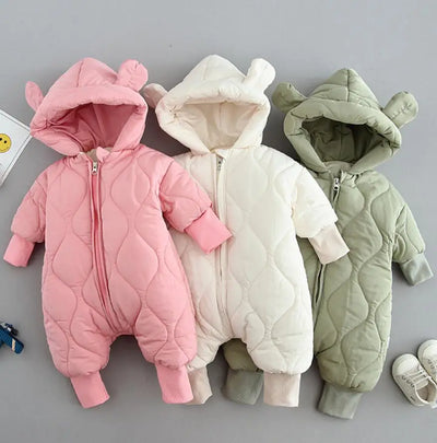 LONG SLEEVE HOODED BABY ROMPER