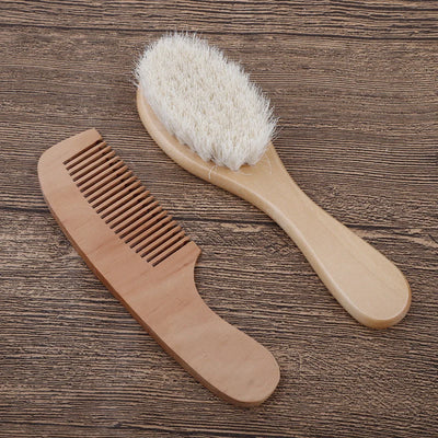 Wooden Baby Hair Brush