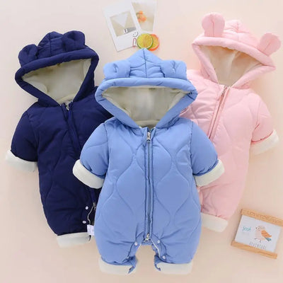 LONG SLEEVE HOODED BABY ROMPER