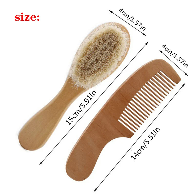 Wooden Baby Hair Brush